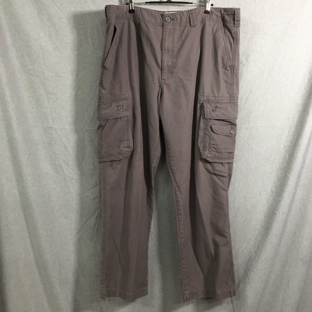 True Nation Men's Big & Tall‎ Broken-In Relaxed Fit Cargo Pants 42x32